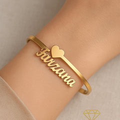 lasercut name bacelet