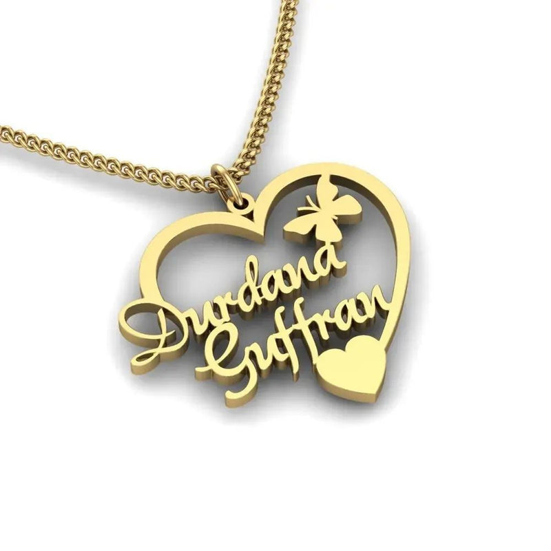 Two-Name Pendant Necklace