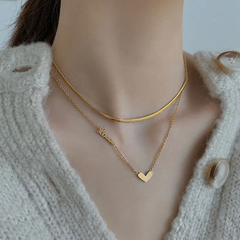 heart pendent chain