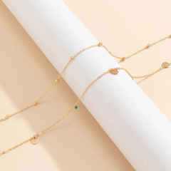Golden Drop Charm Waist Chain – Ethnic Belly Chain for Women