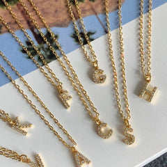 letter initial pendent chain