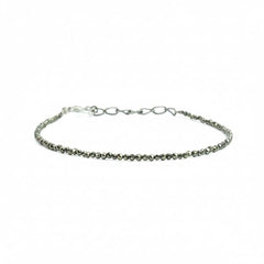 Pyrite Anklet for Women – Natural Healing Crystal Chain for Wealth, Protection & Positive Energy