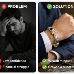Premium Navratna Bracelet |Natural Gemstone Bracelet for Men & Women