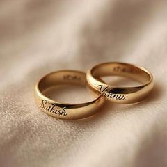 engrave name finger rings