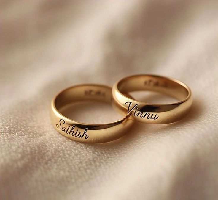 engrave name finger rings