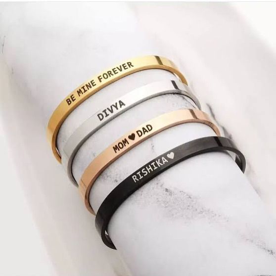 Engrave name Bracelets