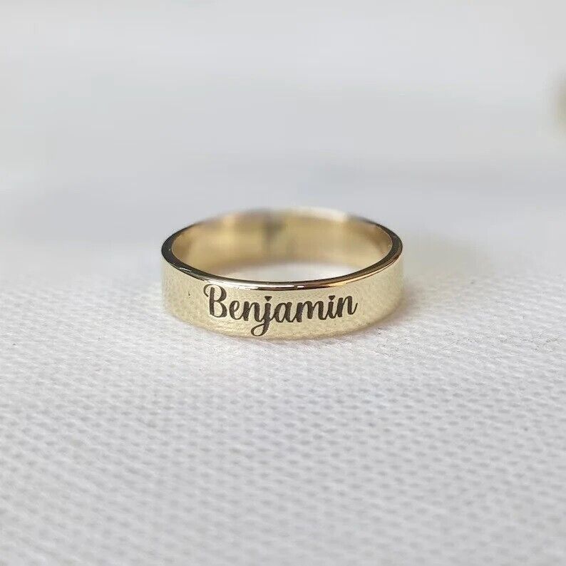 engrave name finger rings