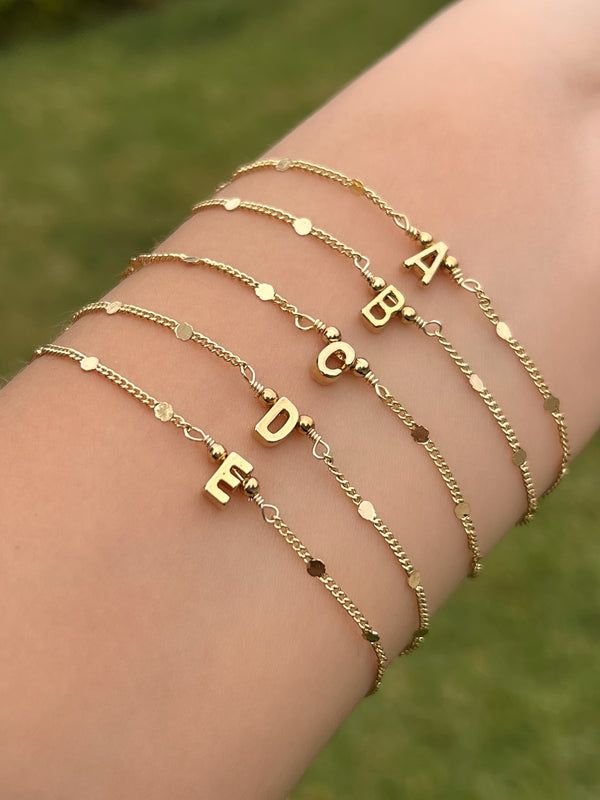 letter bracelets