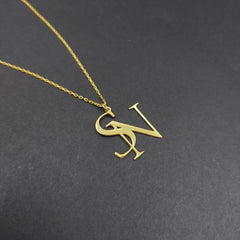Double letter pendent