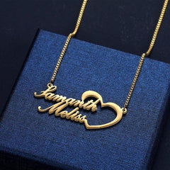 Two-Name Pendant Necklace