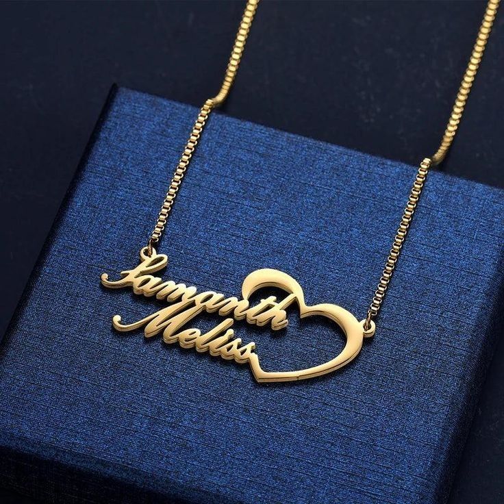 Two-Name Pendant Necklace