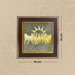 7 horses on pyrite frame benefits for success wealth and opportunities