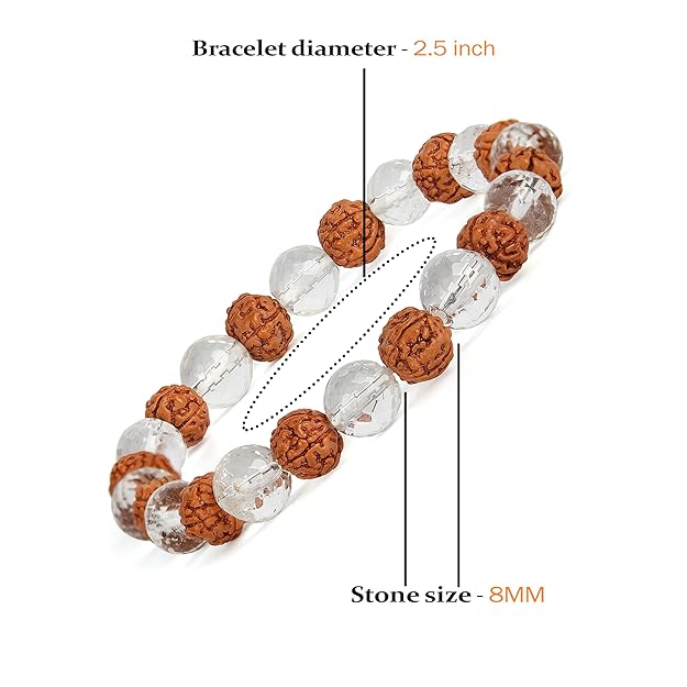 rudraksh crystal bracelets