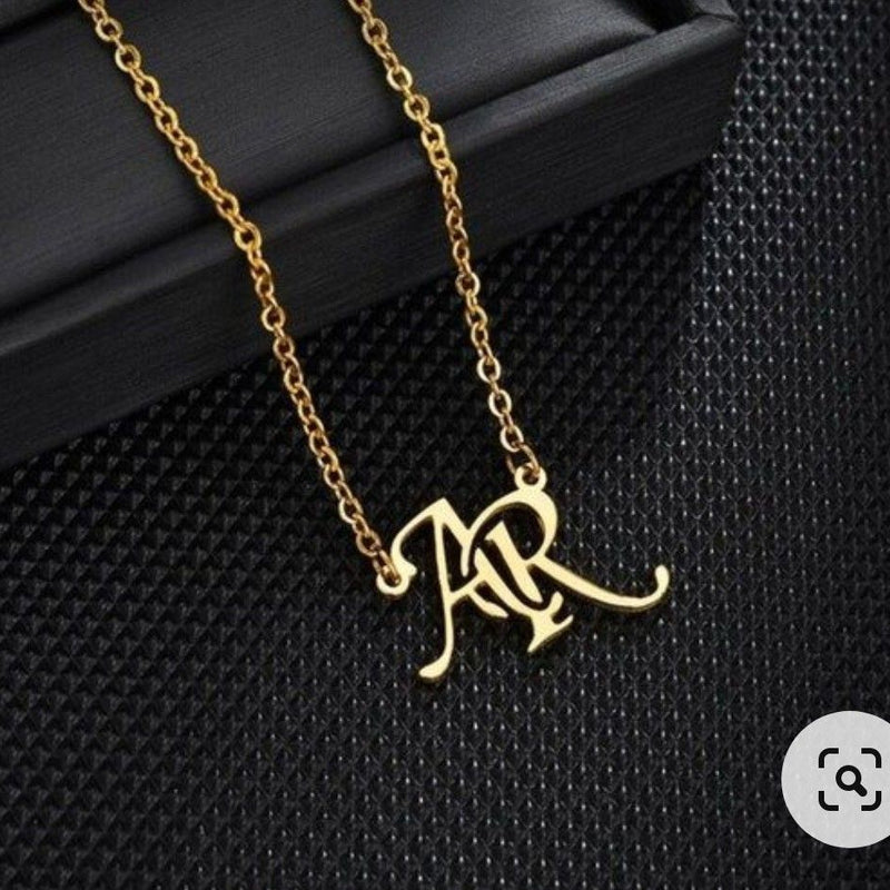 Double letter pendent
