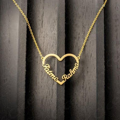 Two-Name Pendant Necklace