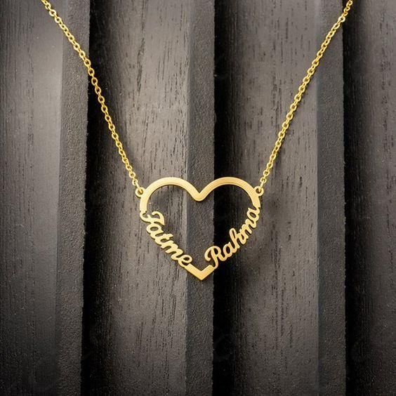 Two-Name Pendant Necklace