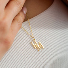 Double letter pendent