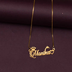 lasercut Name Necklace