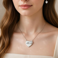 Love Forever Heart Pendant Necklace