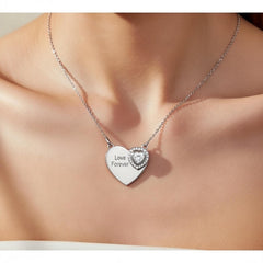 Love Forever Heart Pendant Necklace