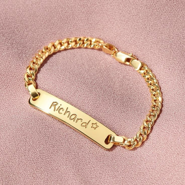 Engraved name  Bracelets.