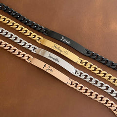 Engraved name  Bracelets.