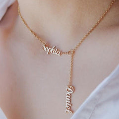 Two-Name Pendant Necklace