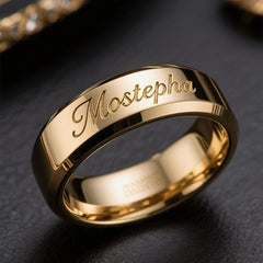 engrave name finger rings
