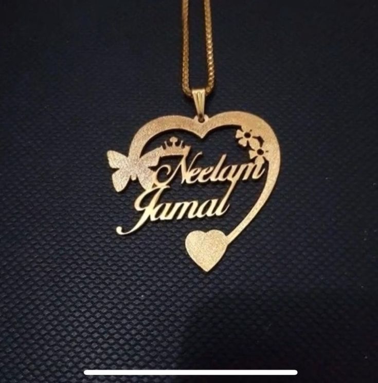 Two-Name Pendant Necklace