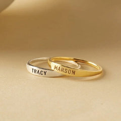 engrave name finger rings