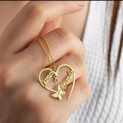Two-Name Pendant Necklace