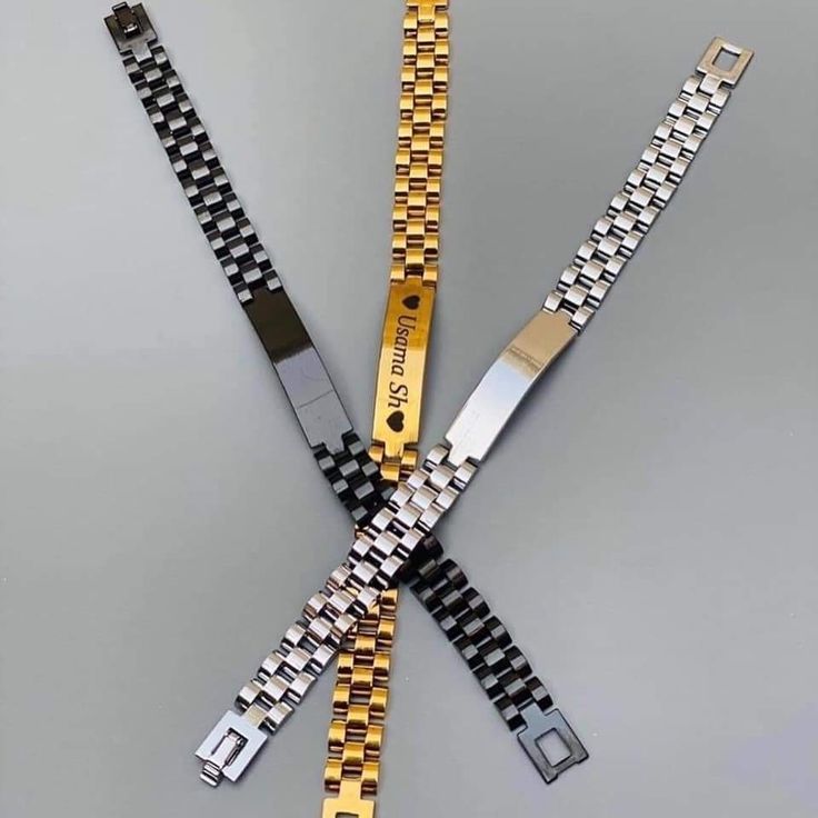 Engraved name  Bracelets.