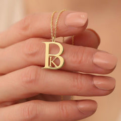 Double letter pendent