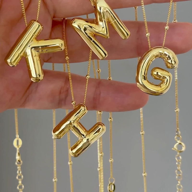 letter initial pendent chain