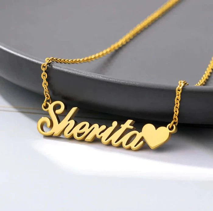 lasercut Name Necklace