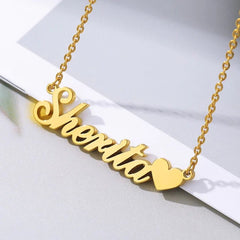 lasercut Name Necklace