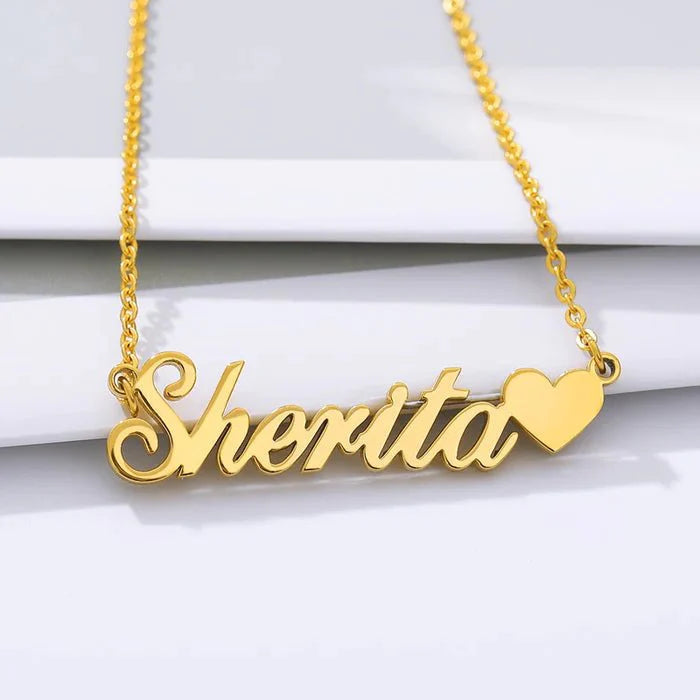 lasercut Name Necklace