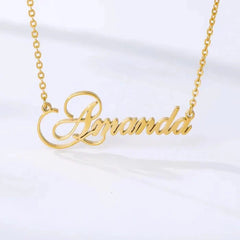 lasercut Name Necklace