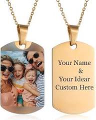 Photo n name Pendant chian