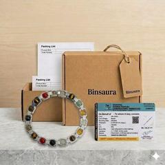Premium Navratna Bracelet |Natural Gemstone Bracelet for Men & Women