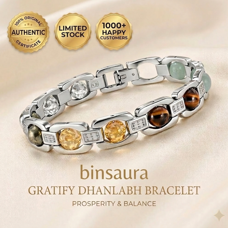 Premium Navratna Bracelet |Natural Gemstone Bracelet for Men & Women