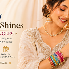 Kashmiri Multi-Color Glass ghungroos Bangle Set with Traditional Golden Jhumka Earrings & Luxury Gift Box (Free earrings + free bangle box )